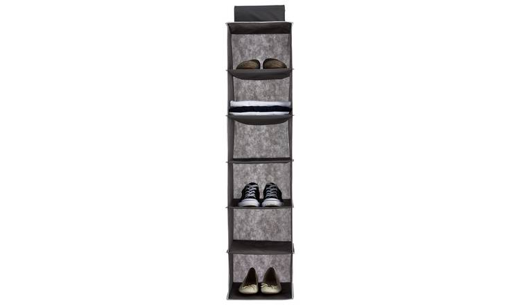 Buy Argos Home 6 Shelf Hanging Storage Grey and White Overdoor