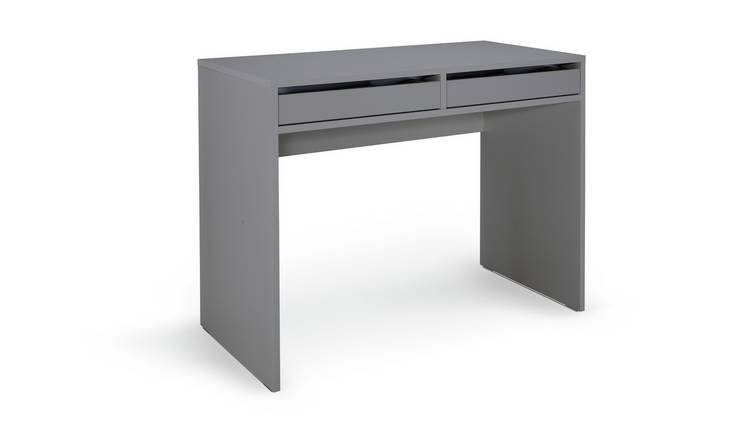 Habitat Pepper 2 Drawer Desk - Grey
