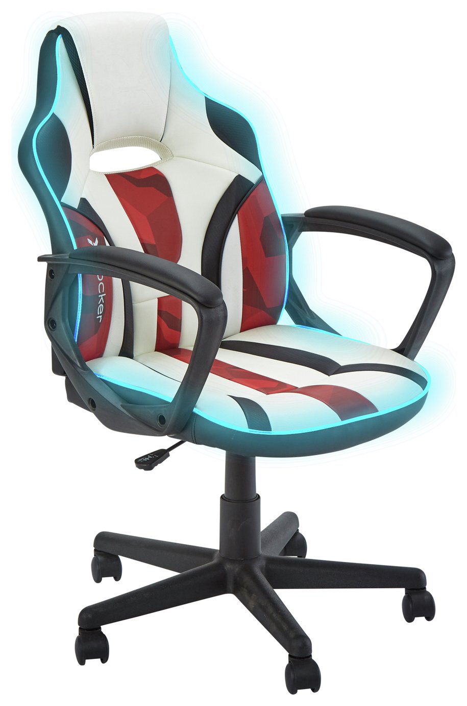 X Rocker Shroud Office Gaming Chair - Red