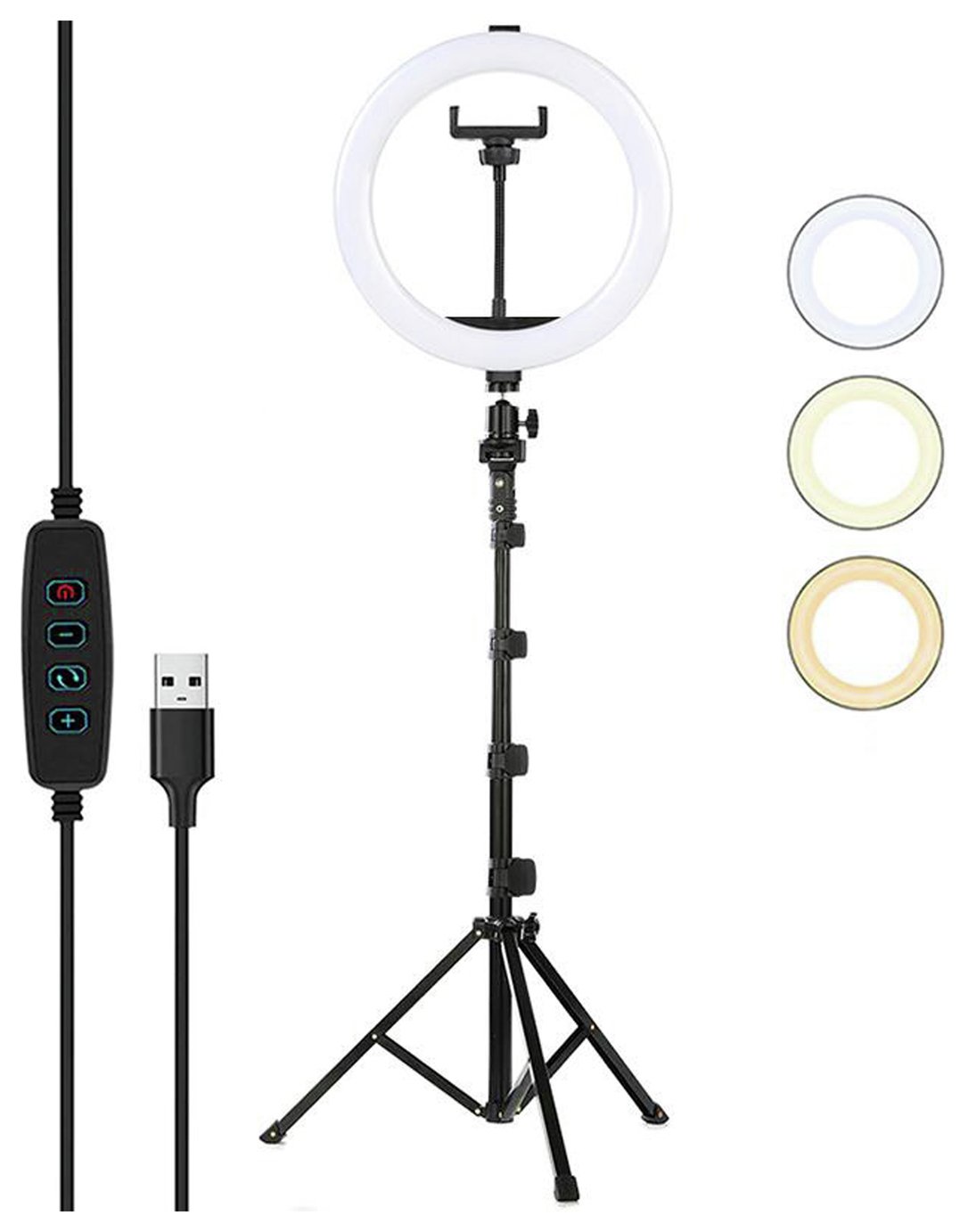 Ring Light With Tripod & Phone Holder