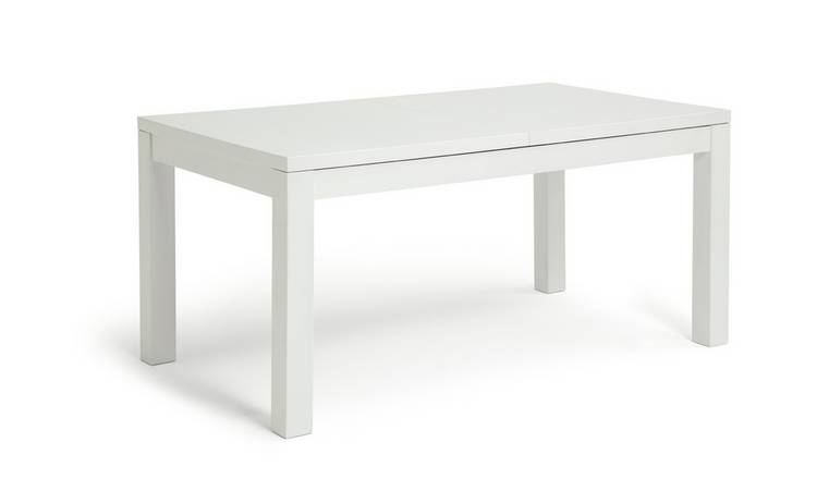 Argos Home Lyssa Extending 6-8 Seater Dining Table - White