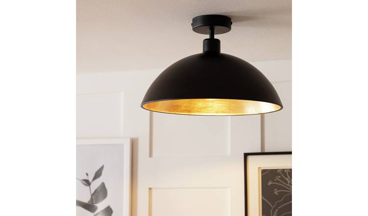 Black leaf on sale ceiling light