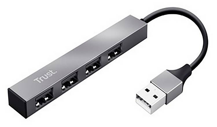  Mini hub USB à 4 ports en aluminium