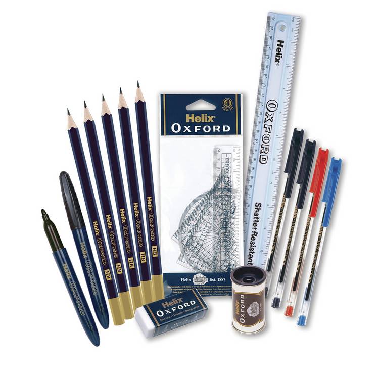 Oxford Filled 18 Piece Pencil Case 0