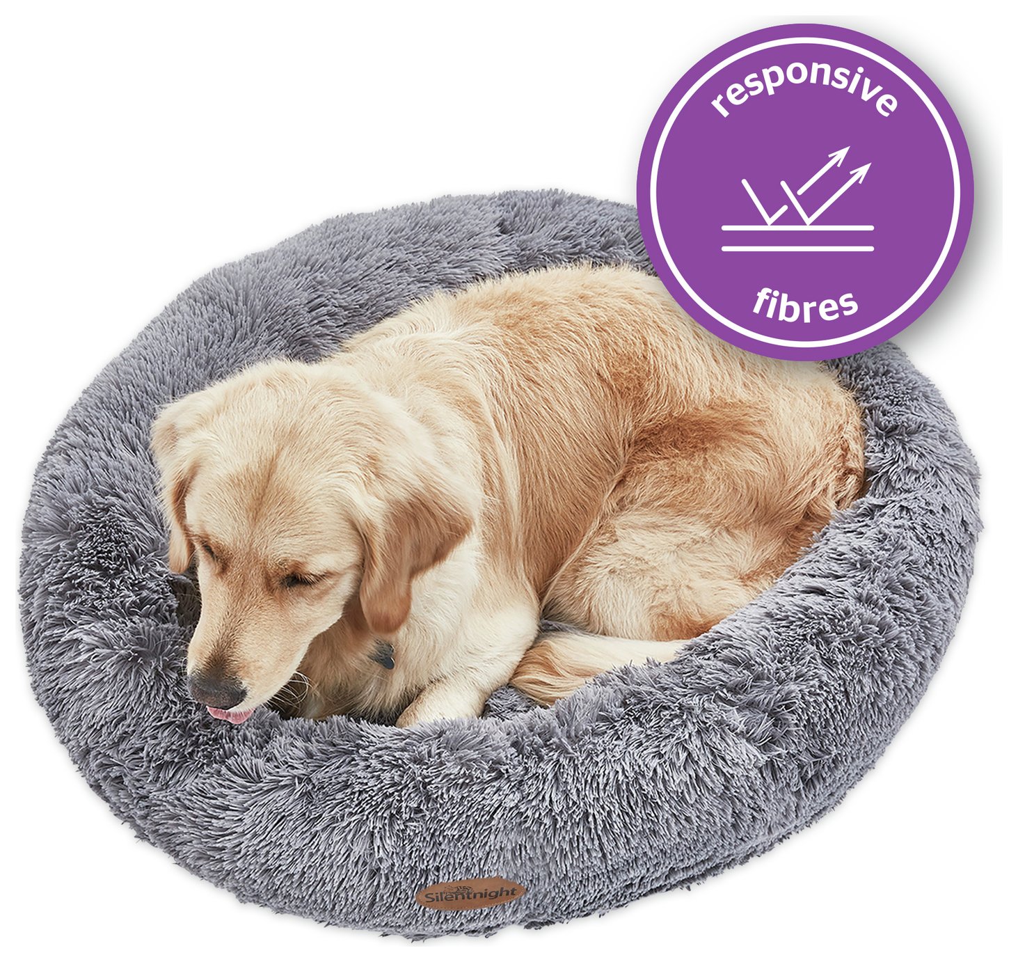 Silentnight Donut Pet Bed Grey - Medium