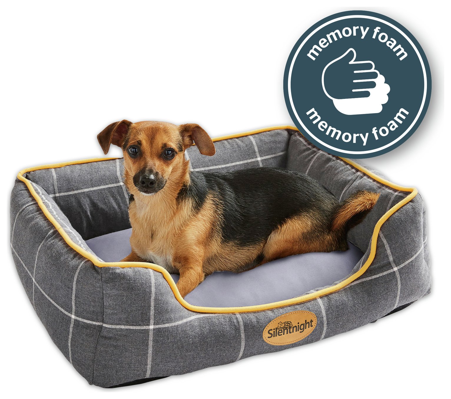 Silentnight Impress Memory Foam Pet Bed Grey - Small