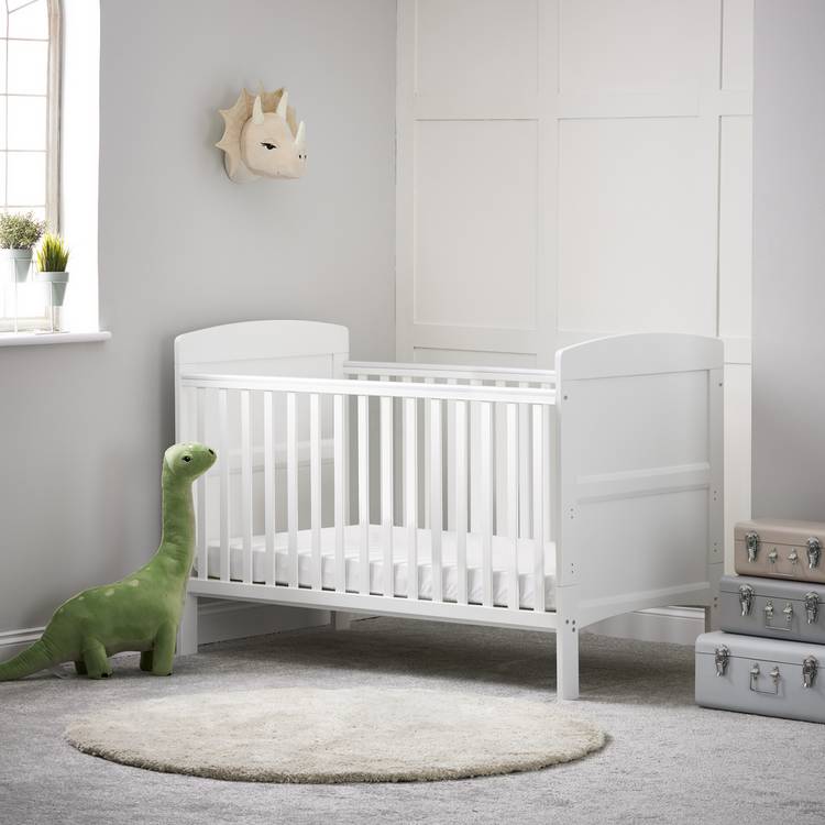 Obaby Grace Cot Bed - White 0