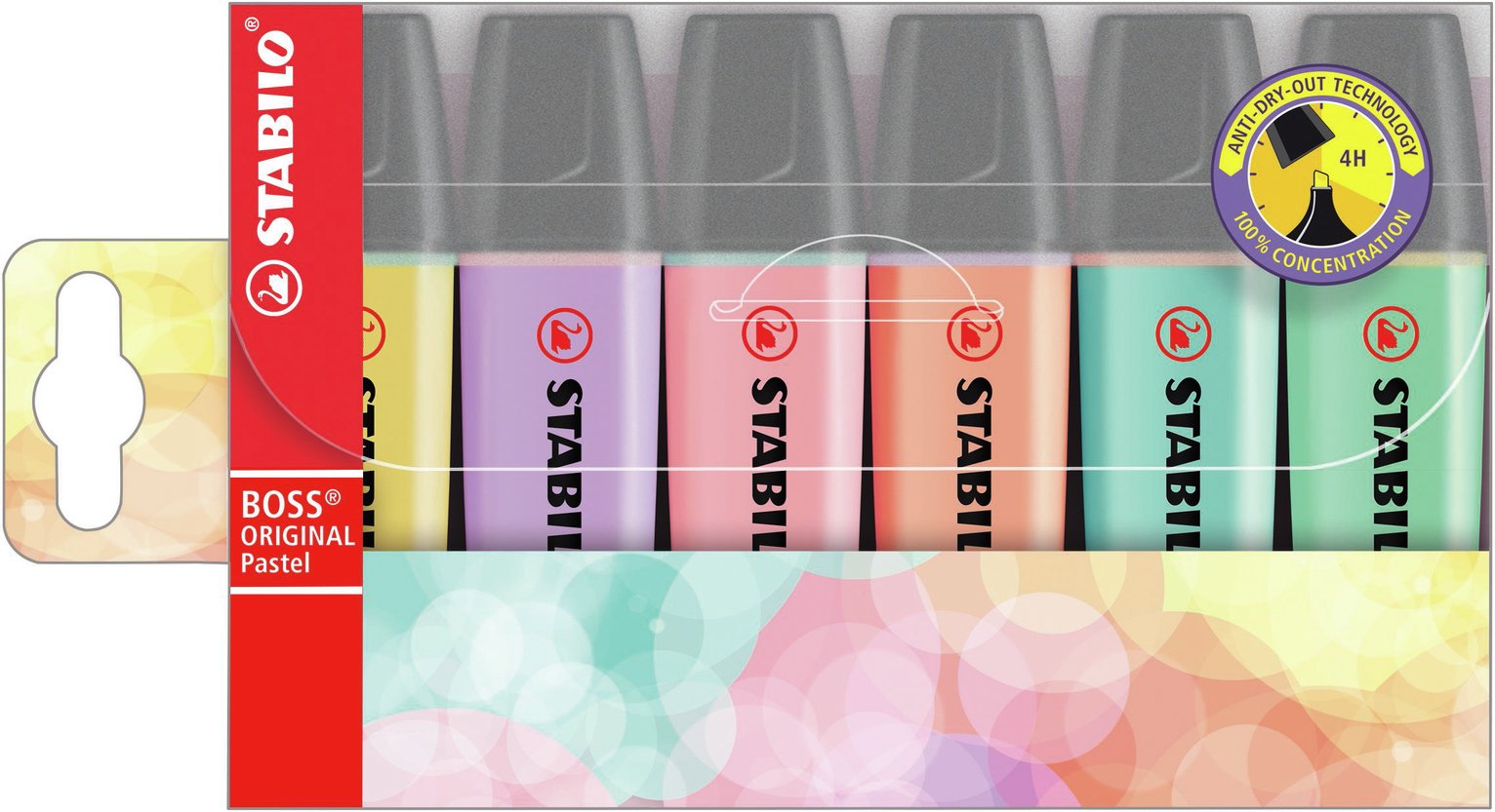 Stabilo Boss Pastel Highlighters - Pack Of 6