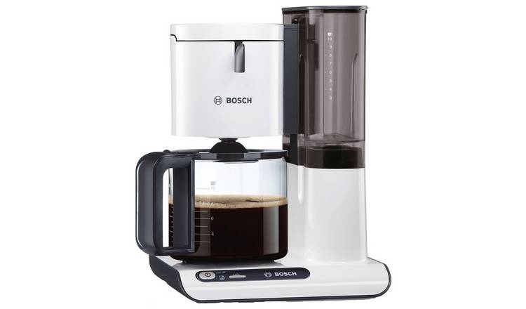 Buy Bosch TKA8011 Styline Filter Coffee Machine White Coffee machines Argos