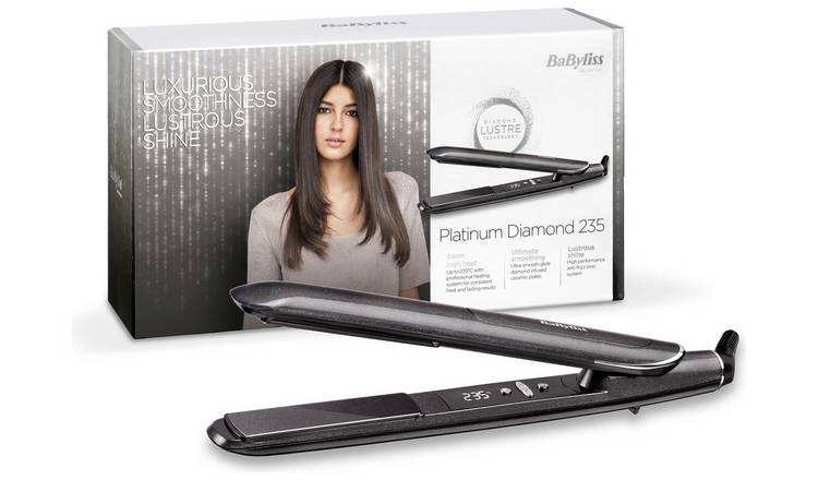 BaByliss 2590DU Platinum Diamond Hair Straightener
