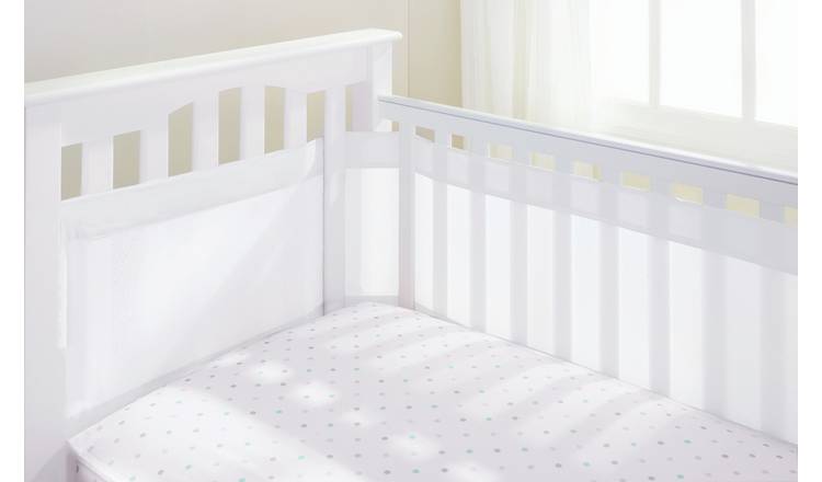 Breathable cot bumper on sale argos