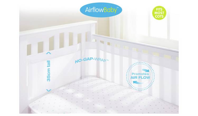 Argos breathable store cot bumper