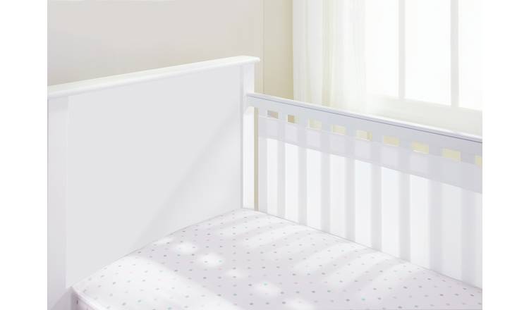 Buy BreathableBaby 2 Sided Airflow Cot Liner White Cot and bed bumpers Argos