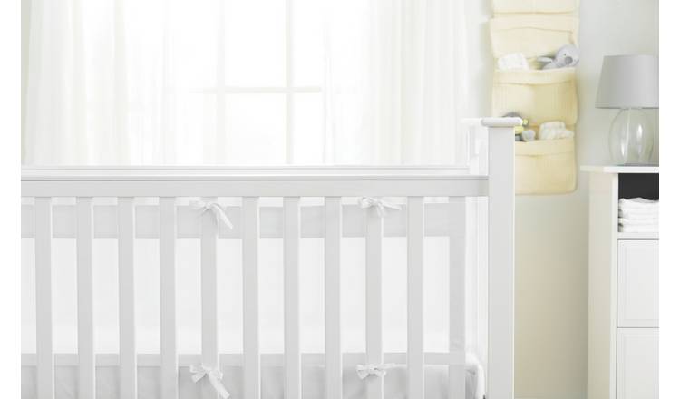 Buy BreathableBaby 2 Sided Airflow Cot Liner White Cot and bed