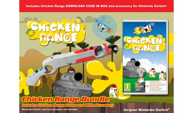 Chicken Range Bundle with Gun - Nintendo Switch Games and Software:  Nintendo Switch: Video Games 