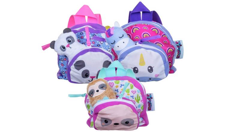 Zipstas Families 3 in 1 Reversible Girls Mini Backpack