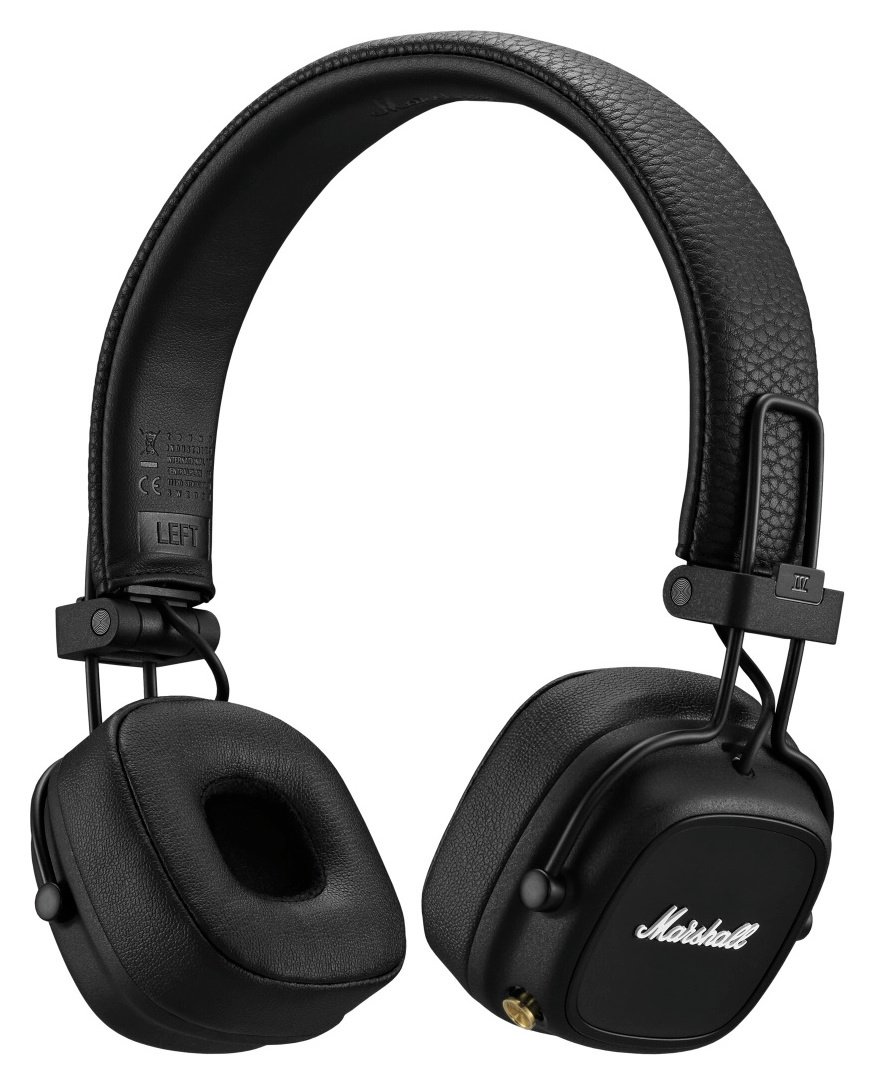 Marshall Major IV Fold Wireless Headphones - Black 