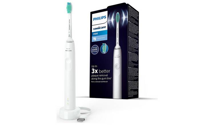 Buy Philips Sonicare 3100 Electric Toothbrush White HX3671/13