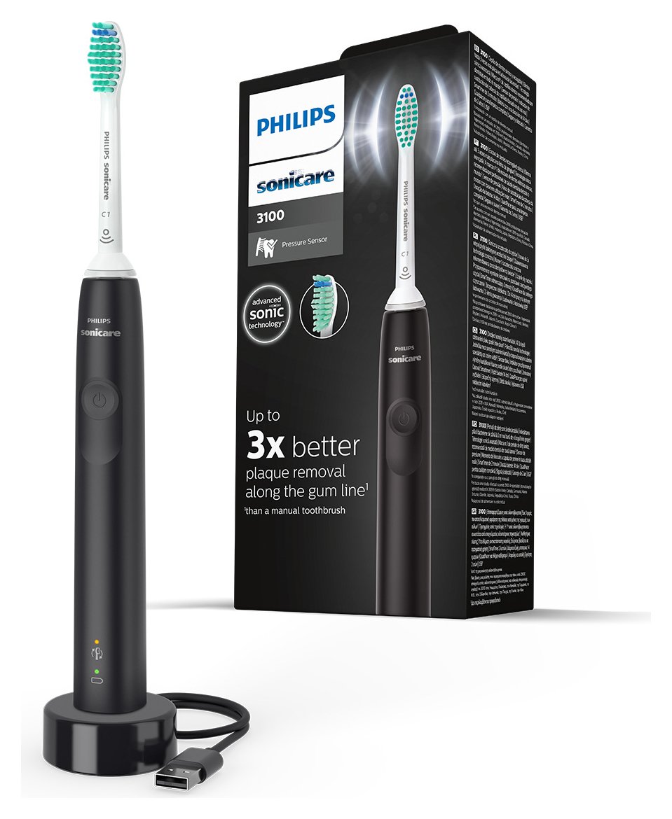 Philips Sonicare 3100 Electric Toothbrush Black - HX3671/14