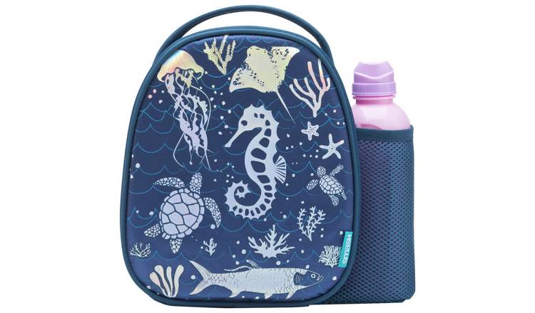 Smash Under The Sea Navy Lunch Bag and Bottle - 500ml