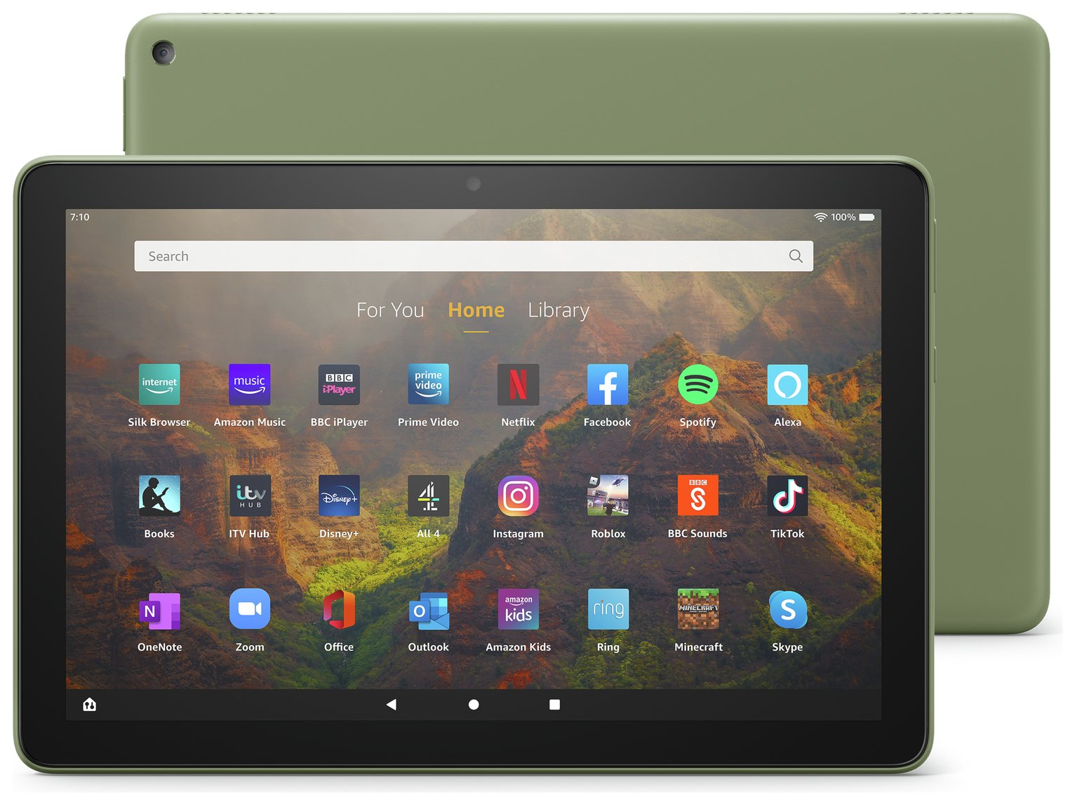 Amazon Fire HD 10.1 Inch 32GB Wi-Fi Tablet - Green