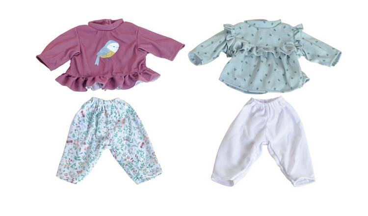 Chad Valley Babies to Love Pack of 4 Outfits A Polka Dot Tracksuit A Pullover UK 