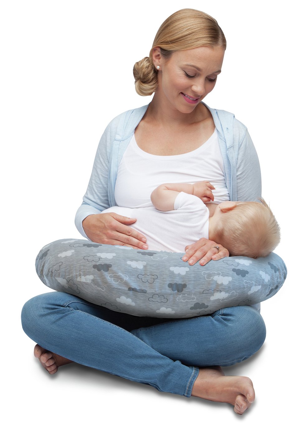 Chicco Boppy Pregnancy and Baby Nursing Pillow - Grey