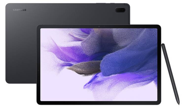 Samsung Galaxy Tab S7 FE 12.4 Inch 64GB Wi-Fi Tablet - Black