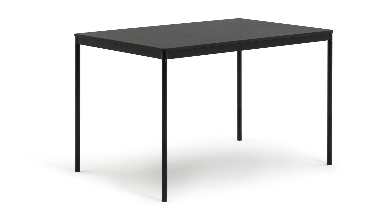 Argos Home Stella Metal 6 Seater Dining Table - Black