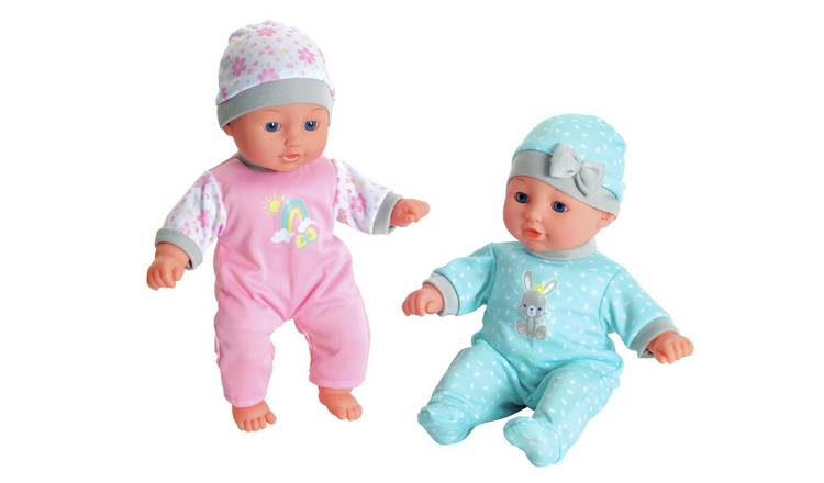 Chad Valley Babies to Love Set of Twins - 14inch/35cm
