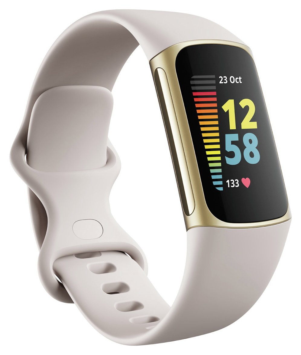 Fitbit Charge 5 Fitness Tracker - Gold / White