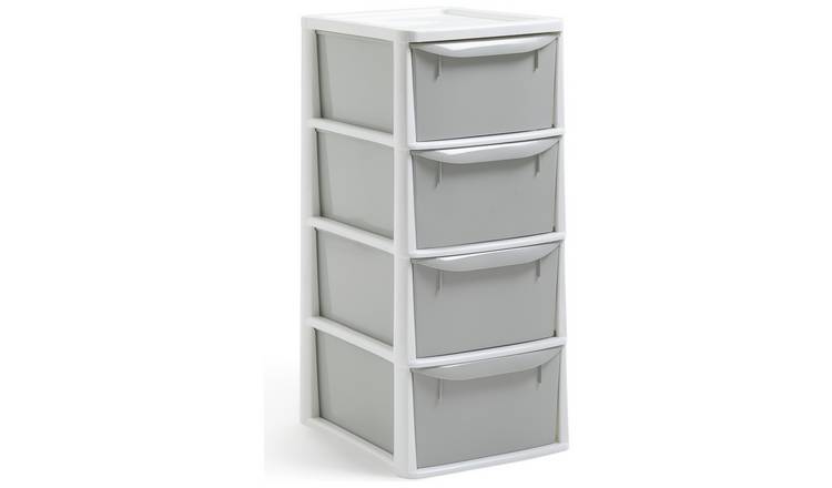 Plastic drawer storage deals cabinet