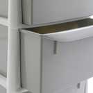 Buy Argos Home 4 Drawer Plastic Drawers - Light Grey | Plastic storage ...