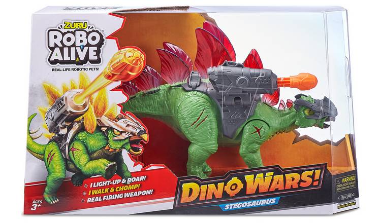Zuru Robo Alive Stegosaurus Dino Wars Playset