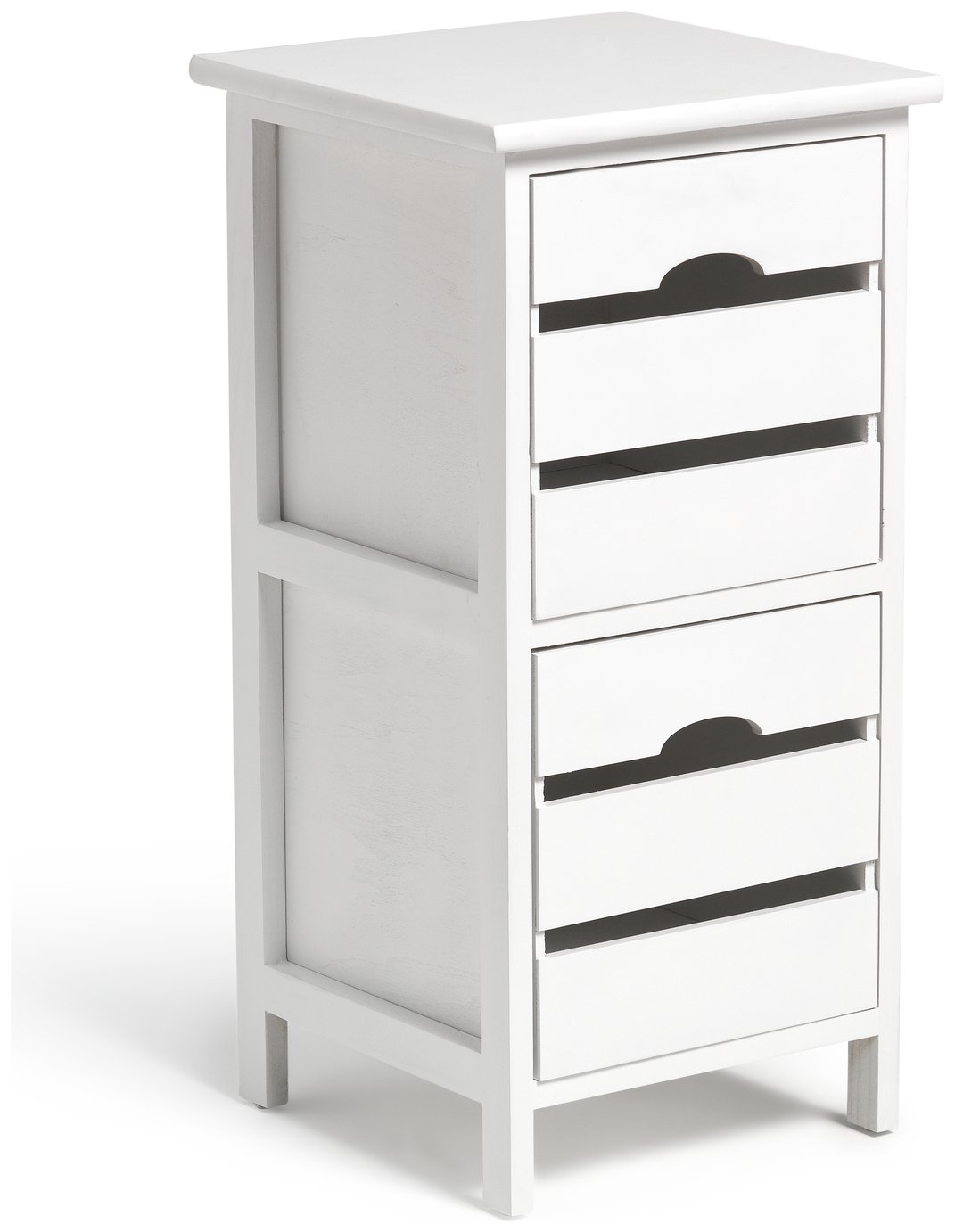 Habitat 2 Drawer Crate Storage Unit - White