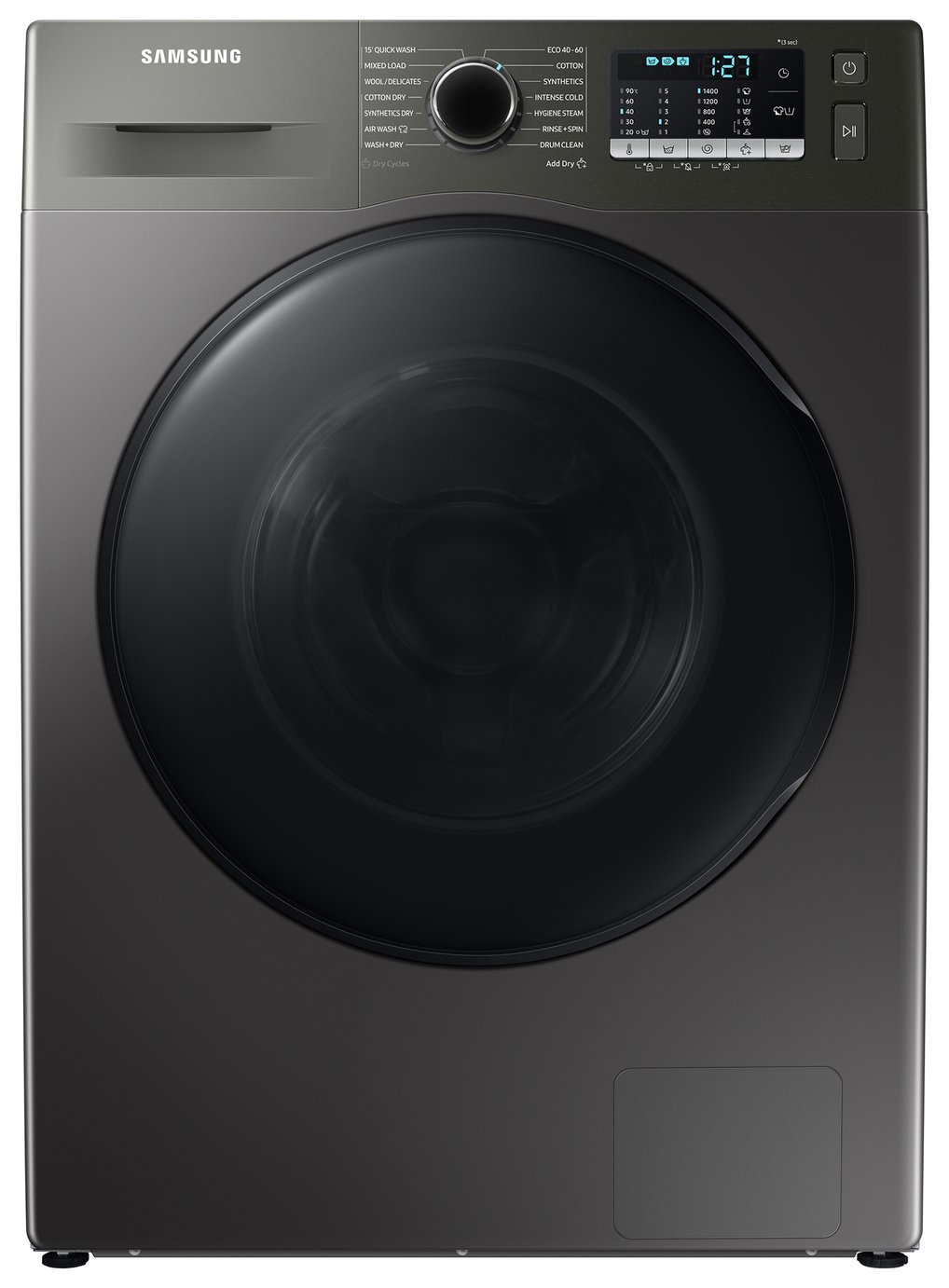 Samsung WD90TA046BX/EU 9KG/6KG 1400 Washer Dryer - Graphite