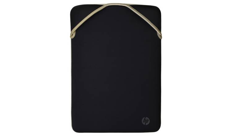 HP 15.6 Inch Reversible Laptop Sleeve - Black & Gold