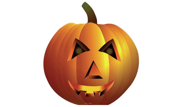 Star Cutouts Pumpkin Cardboard Cutout