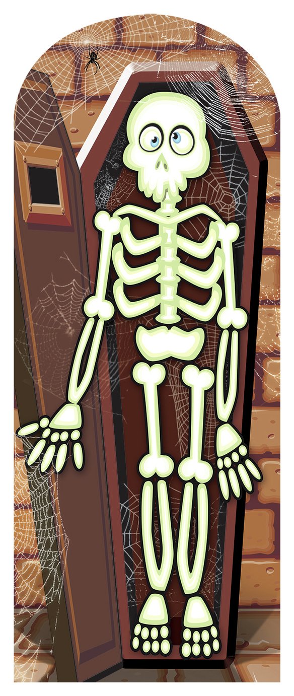 Star Cutouts Skeleton Stand In Cardboard Cutout