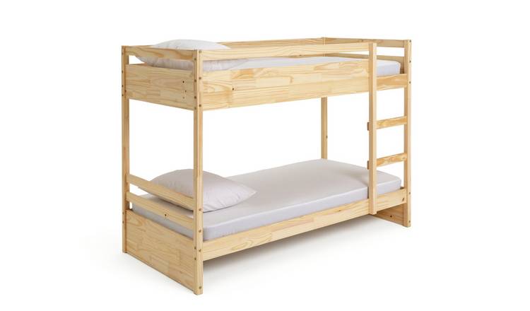 Pine bunk sale beds argos