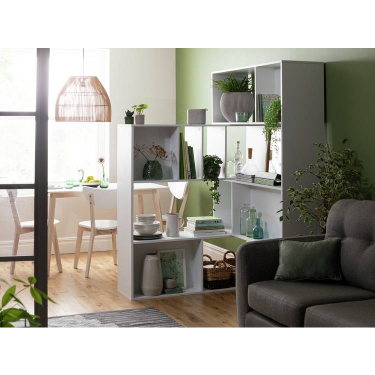 Habitat Extendable Wide Shelving Unit - White 0