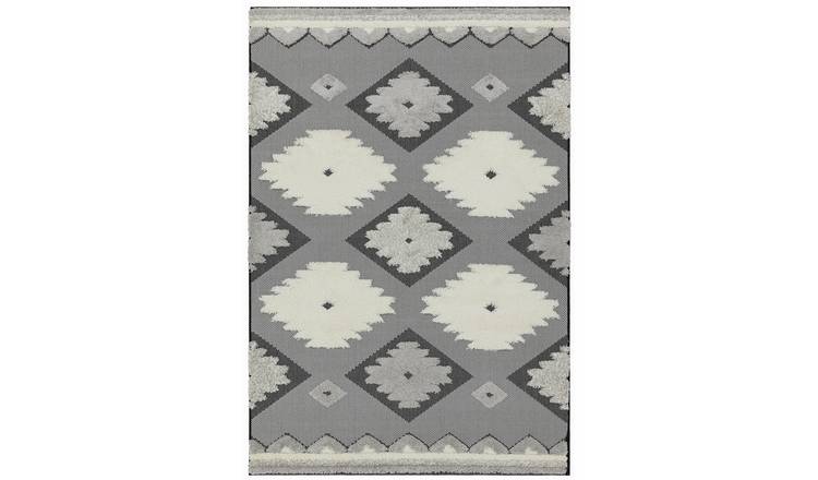 Argos deals rugs grey