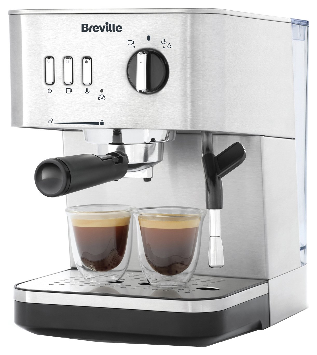 Breville VCF149 Bijou Espresso Coffee Machine - Silver