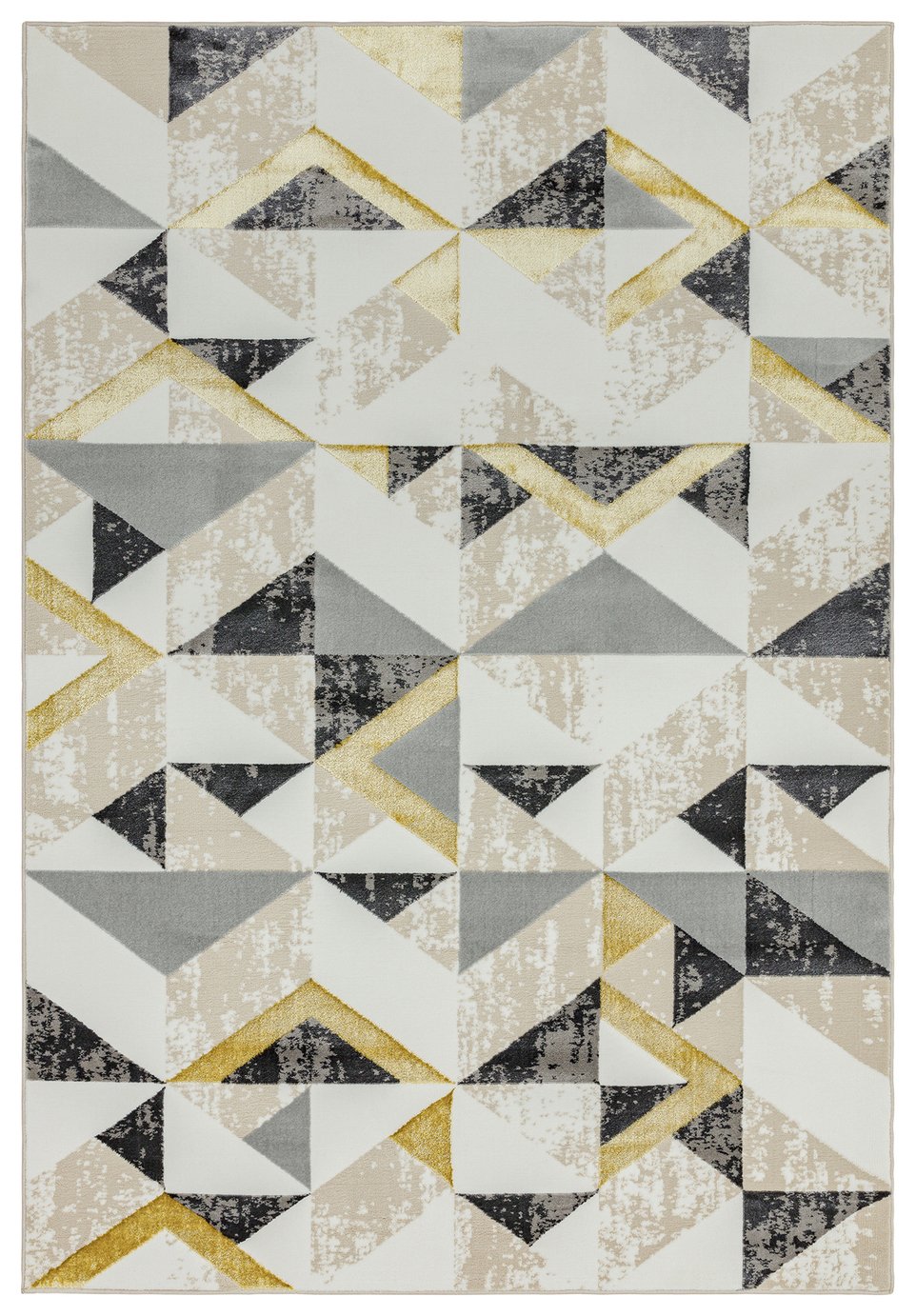 Asiatic Orion Shiny Rectangle Woven Rug - 120x170cm - Gold