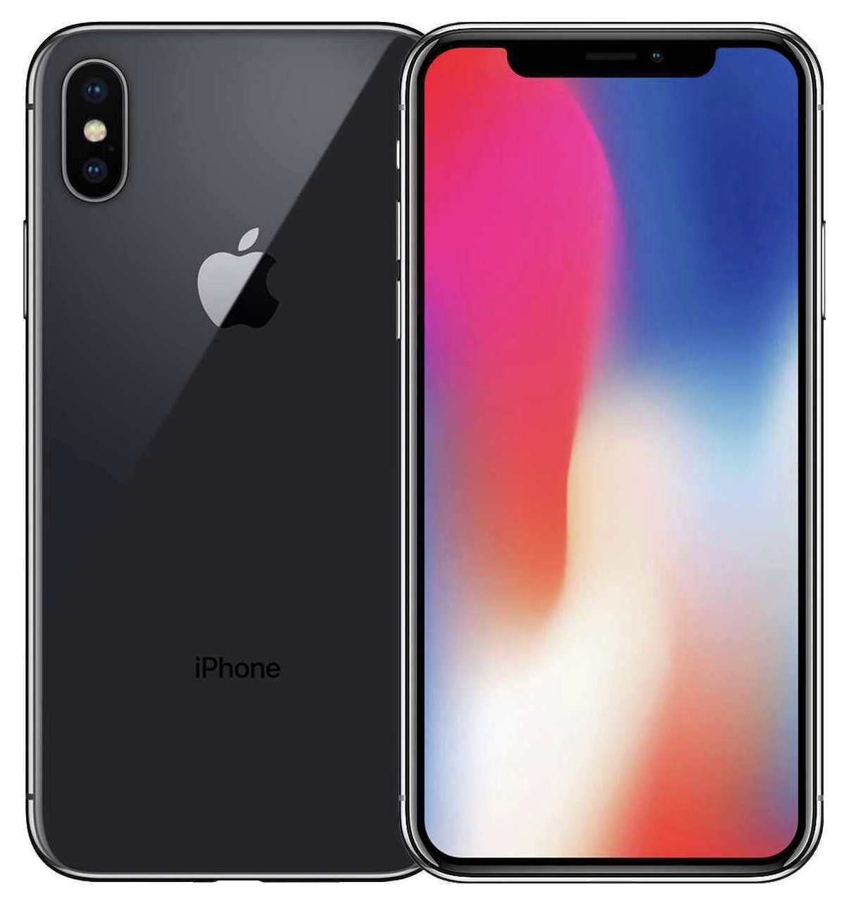 SIM Free Refurbished iPhone X 64GB Mobile Phone - Space Grey