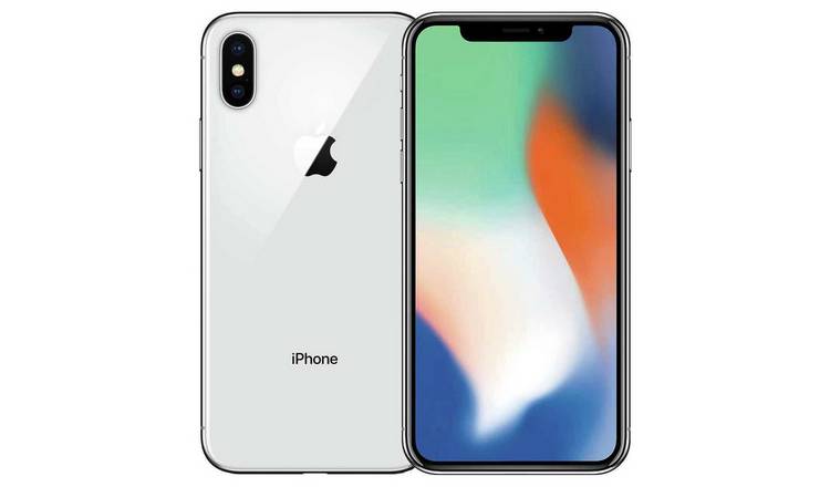Buy SIM Free Refurbished iPhone X 64GB Mobile Phone - Silver