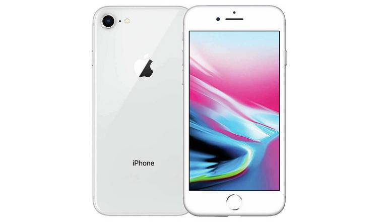 SIM Free Refurbished iPhone 8 Plus 64GB Mobile Phone Silver