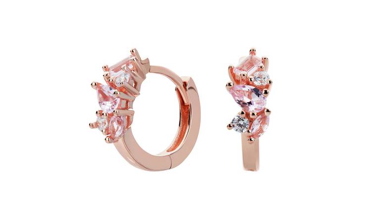 Rose gold shop earrings argos