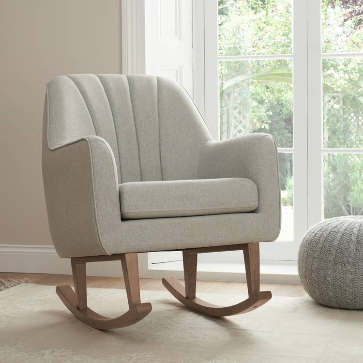 Tutti Bambini Noah Rocking Nursing Chair - Pebble Grey 0