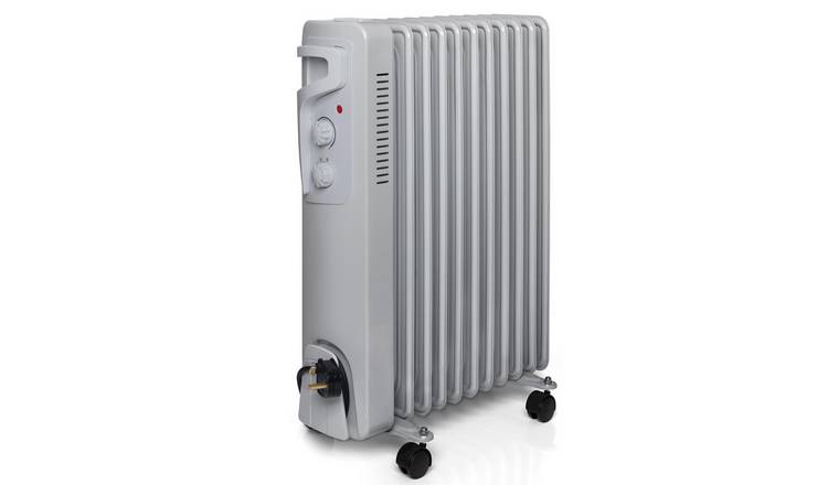 Futura 2500W Oil Filled Electric Radiator - Grey